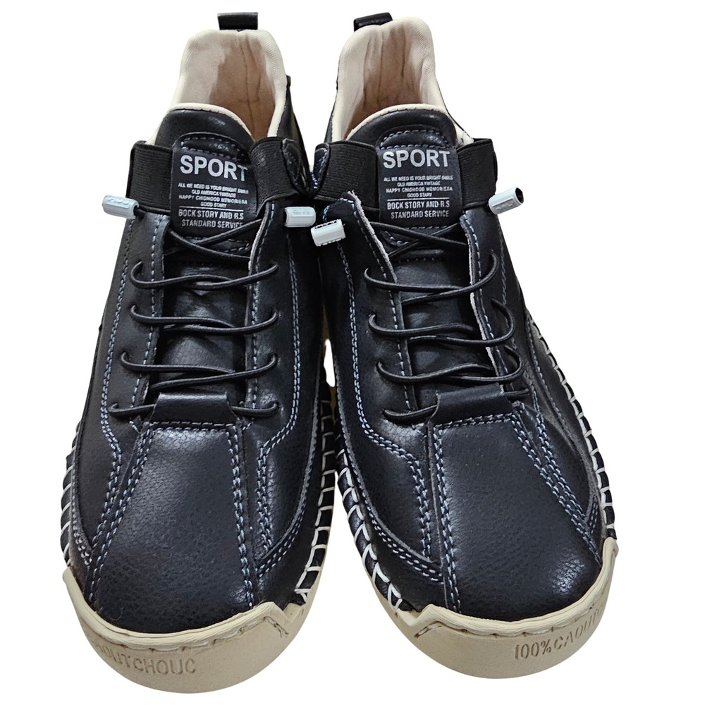 Bock Story and R.S Standard Service Mens‎ Black Sport Sneakers Size 41 Low Top - Picture 3 of 8